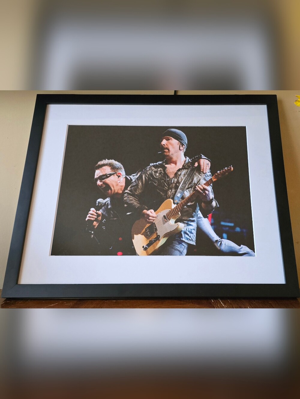 Bono & The Edge Limited Edition Framed Photo Print
